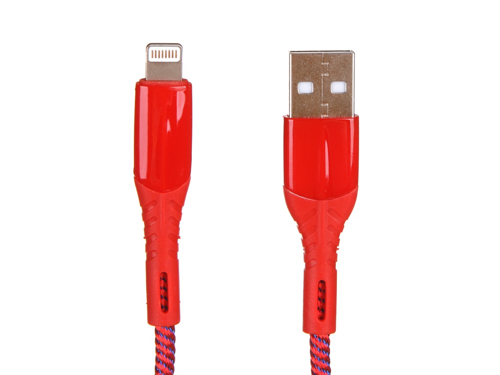 фото Кабель wiiix usb - lightning вилка-вилка м (cb-716-u8(1.0)-r)