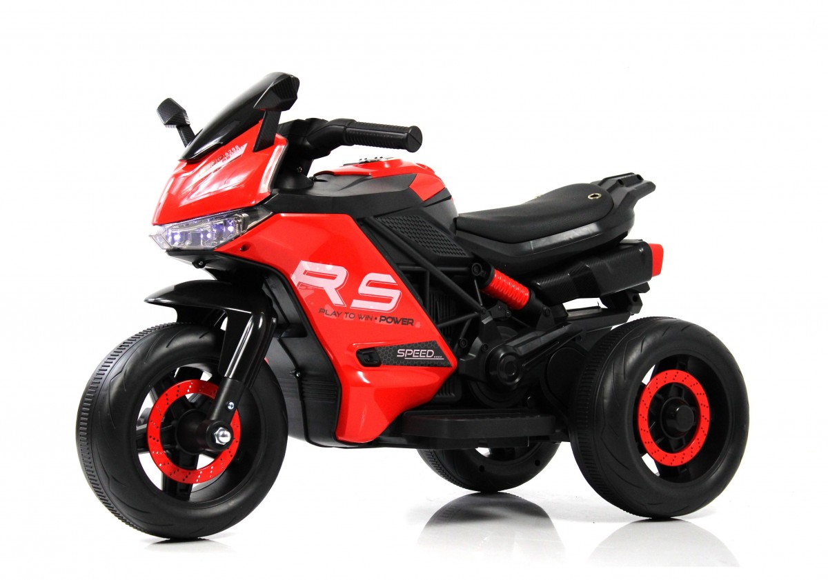 

Детский электротрицикл RIVERTOYS K002PX красный, Детский электротрицикл K002PX