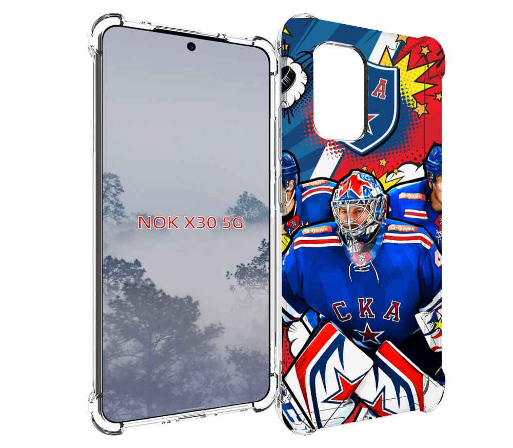 

Чехол MyPads хк ска спб мужской для Nokia X30 5G, Tocco