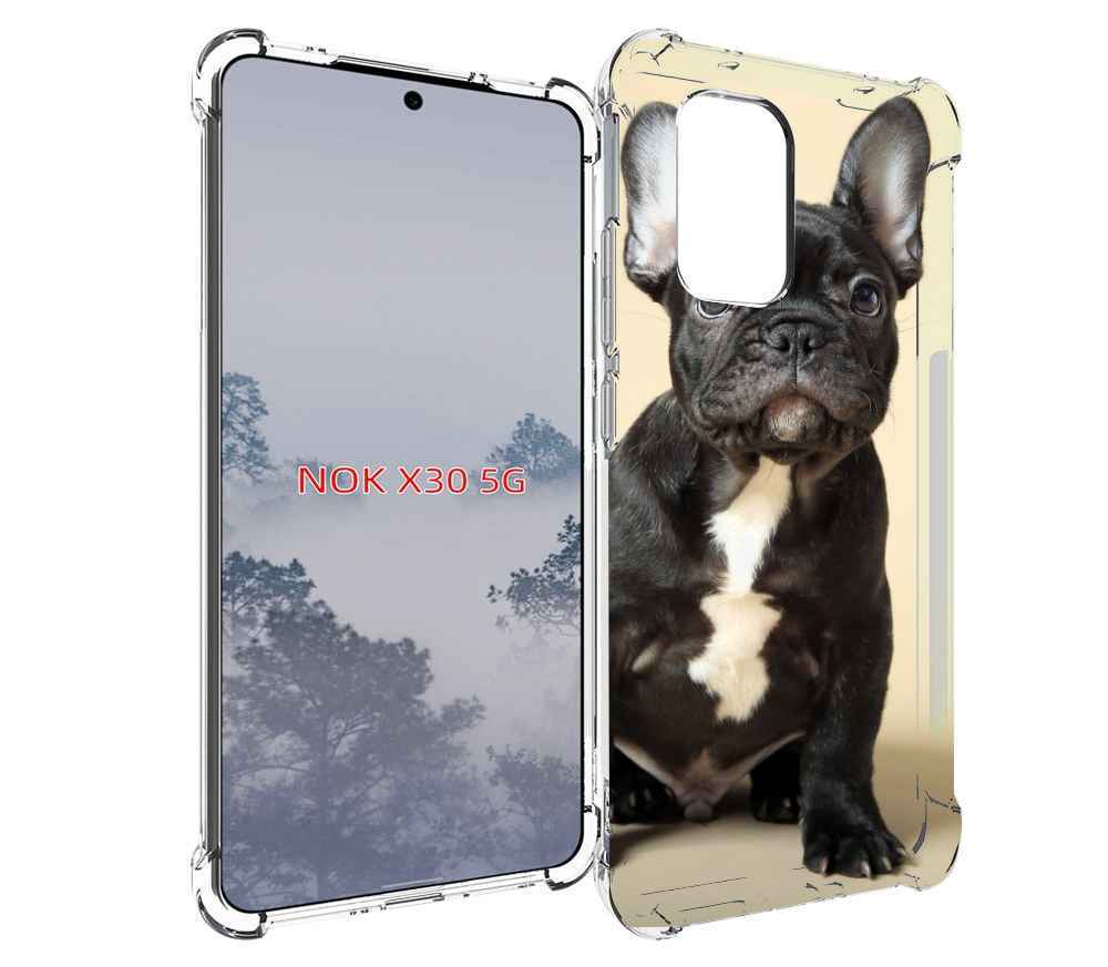 

Чехол MyPads французский бульдог для Nokia X30 5G, Tocco