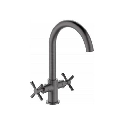 

Смеситель для кухни Orange Mia M34-821gr, графит, Mia
