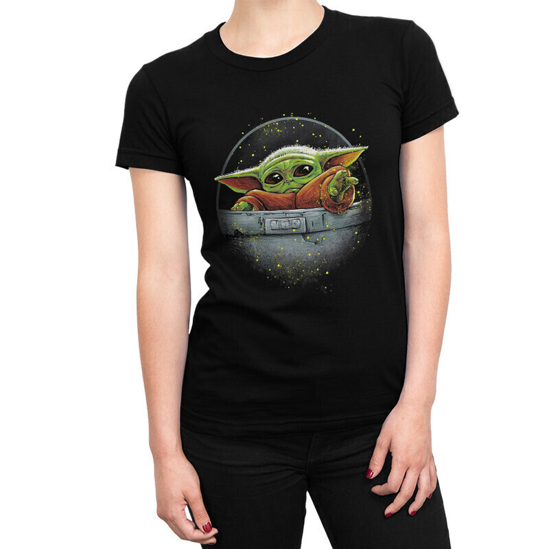 

Футболка женская Dream Shirts Малыш Йода 1000771-1 черная XL, Черный, Малыш Йода 1000771-1