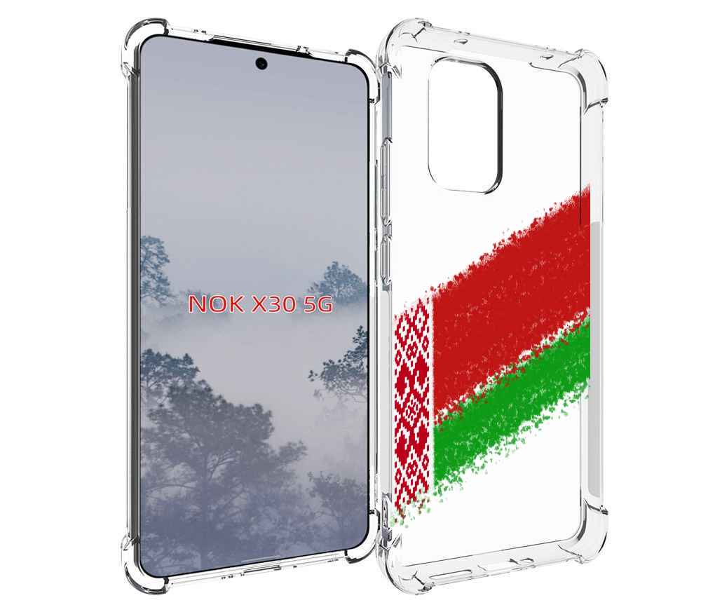 

Чехол MyPads флаг Белорусии мужской для Nokia X30 5G, Tocco