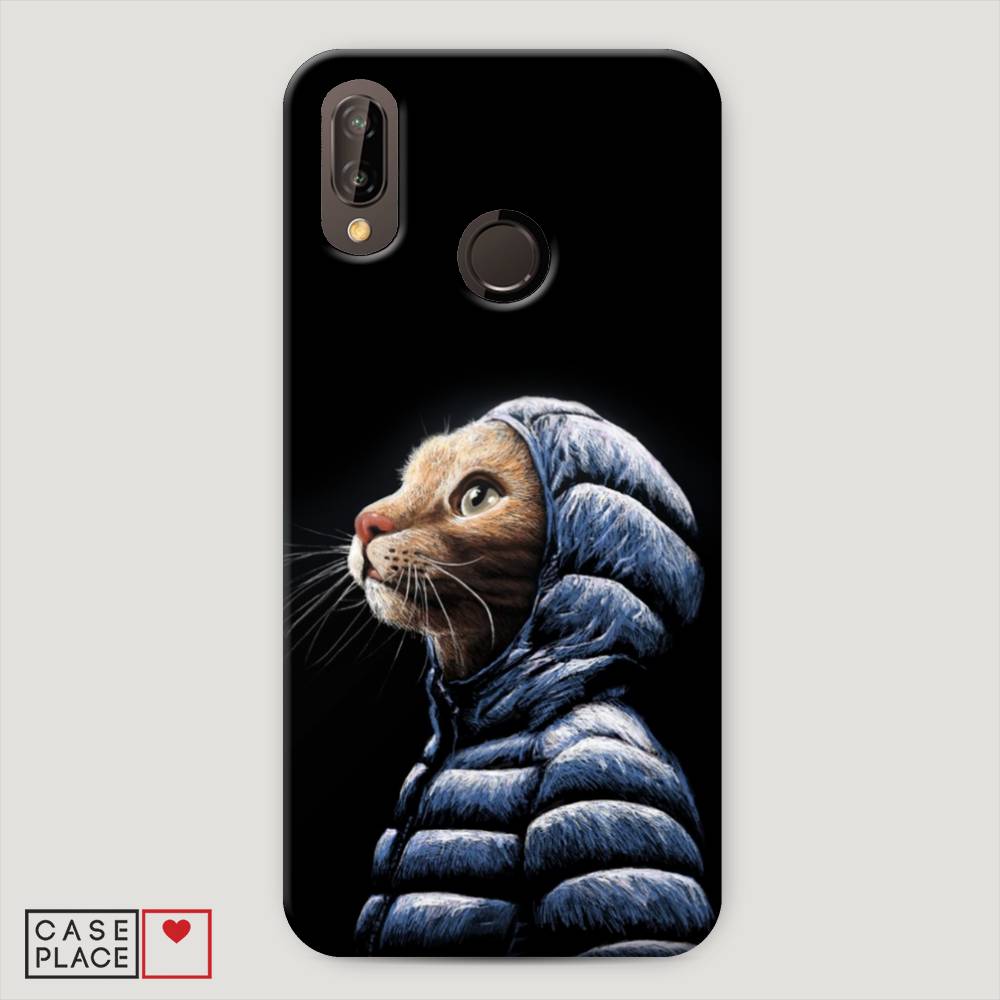 

Чехол Awog "Кот в капюшоне" для Huawei Nova 3E, 65620-1