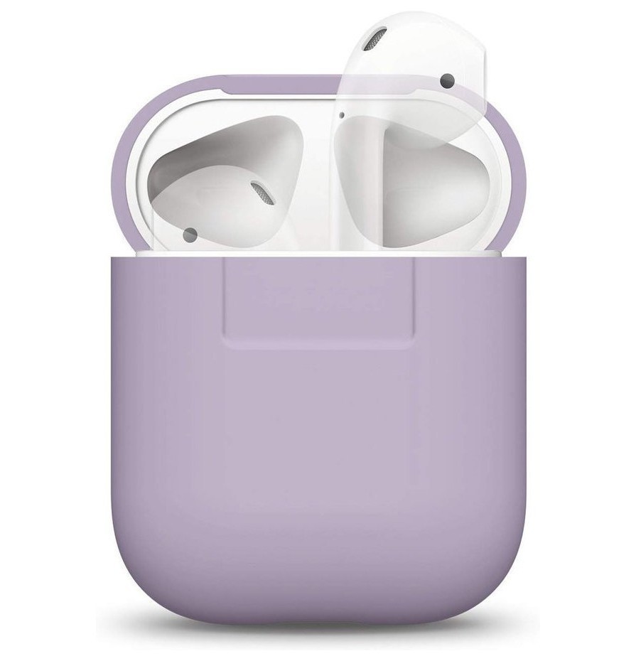 Чехол для AirPods Silicone case Lavender
