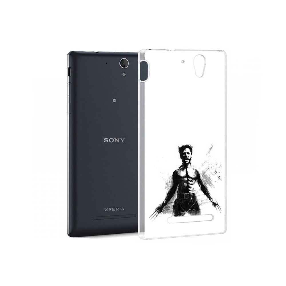 

Чехол MyPads Tocco для Sony Xperia C3 росомаха (PT18760.251.587), Прозрачный, Tocco