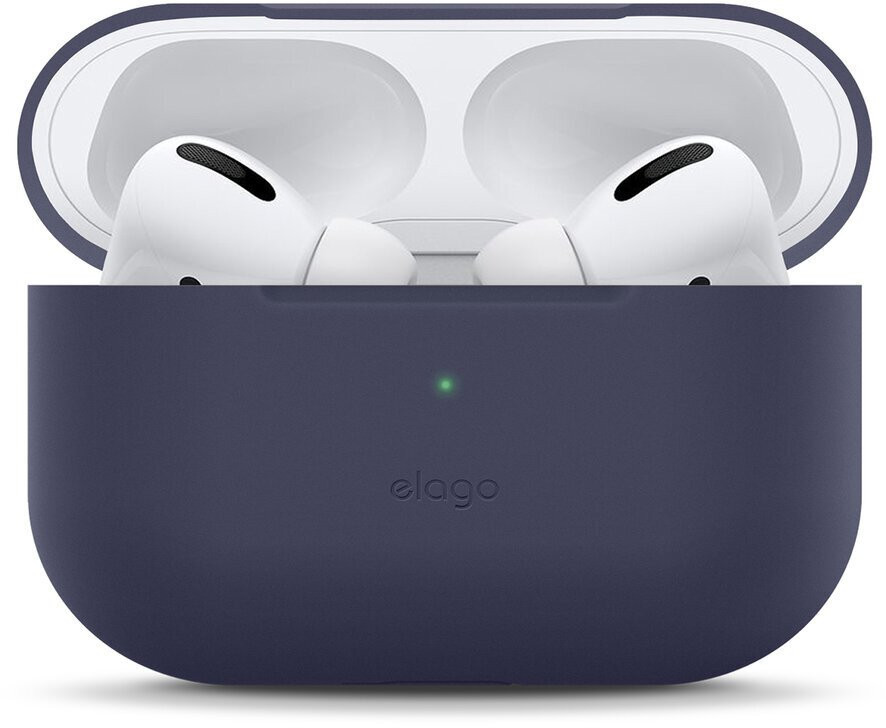 фото Силиконовый чехол elago slim silicone case для airpods pro, цвет синий (eappsm-ba-jin)