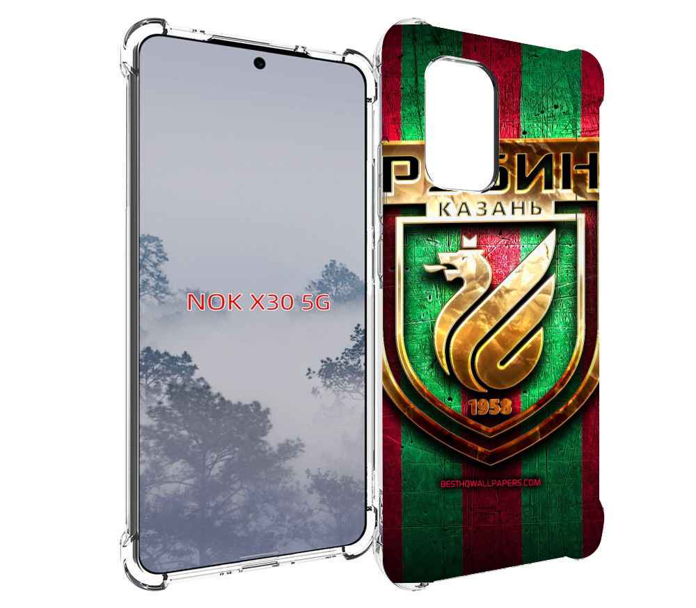 

Чехол MyPads фк рубин казань для Nokia X30 5G, Tocco