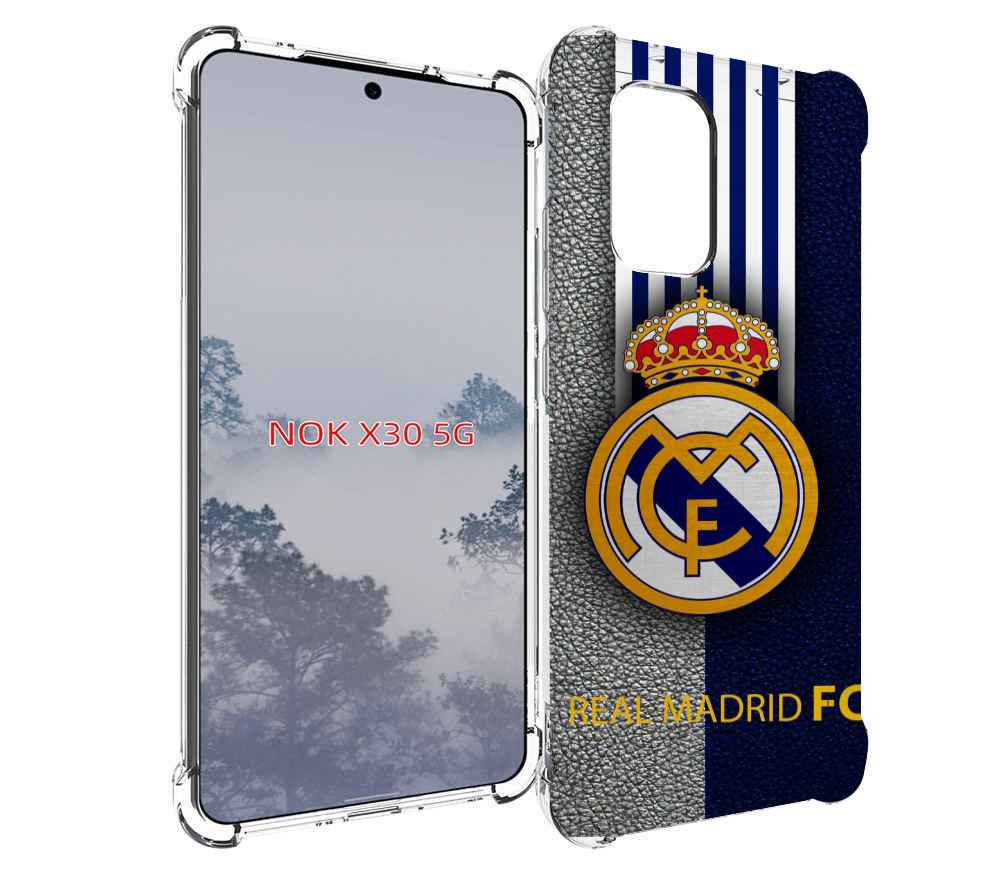 

Чехол MyPads фк реал мадрид мужской для Nokia X30 5G, Tocco