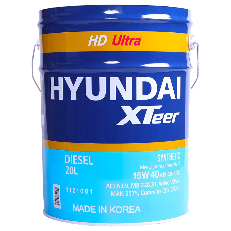 

HYUNDAI-XTEER 1121001 Моторное масло XTeer HD ULTRA 15W40 20Л () 1шт