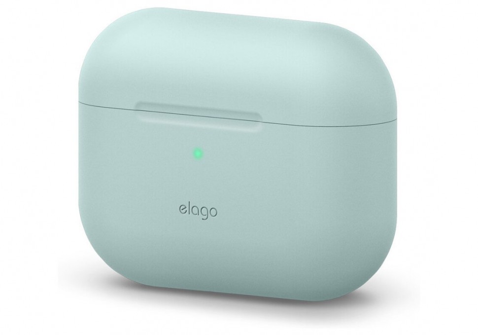 фото Силиконовый чехол elago silicone case airpods pro мятный (eappor-ba-mt)