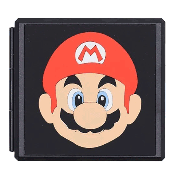 Кейс для картриджей NoBrand Game Card Case Super Mario Black для Nintendo Switch