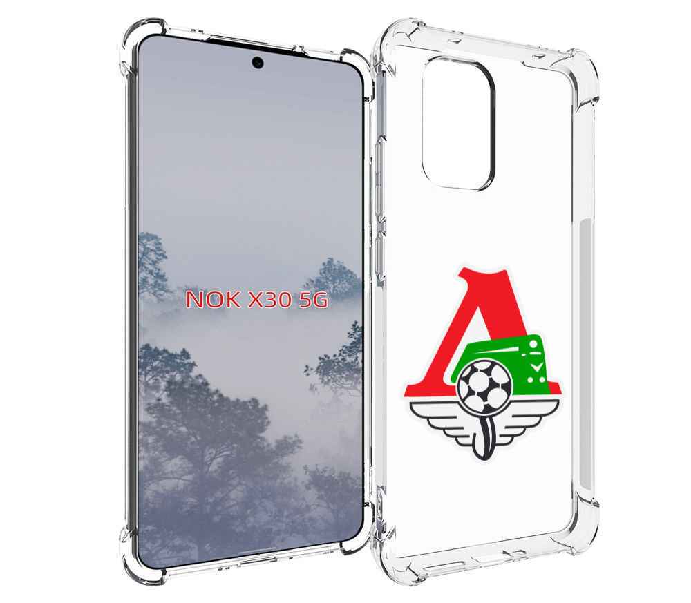 

Чехол MyPads фк локомотив москва мужской для Nokia X30 5G, Tocco