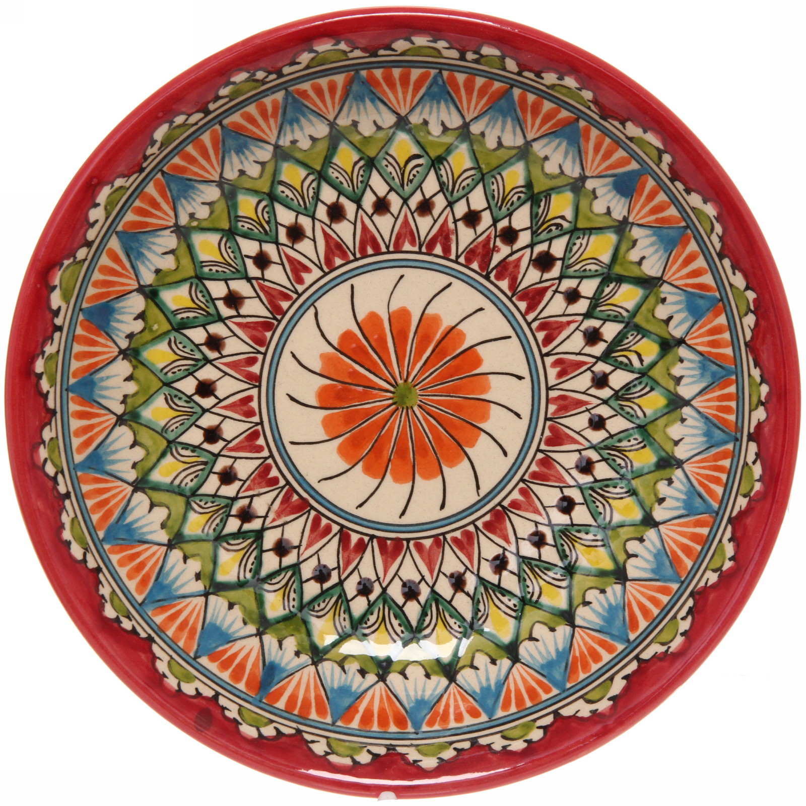 фото Тарелка риштанская керамика глубокая