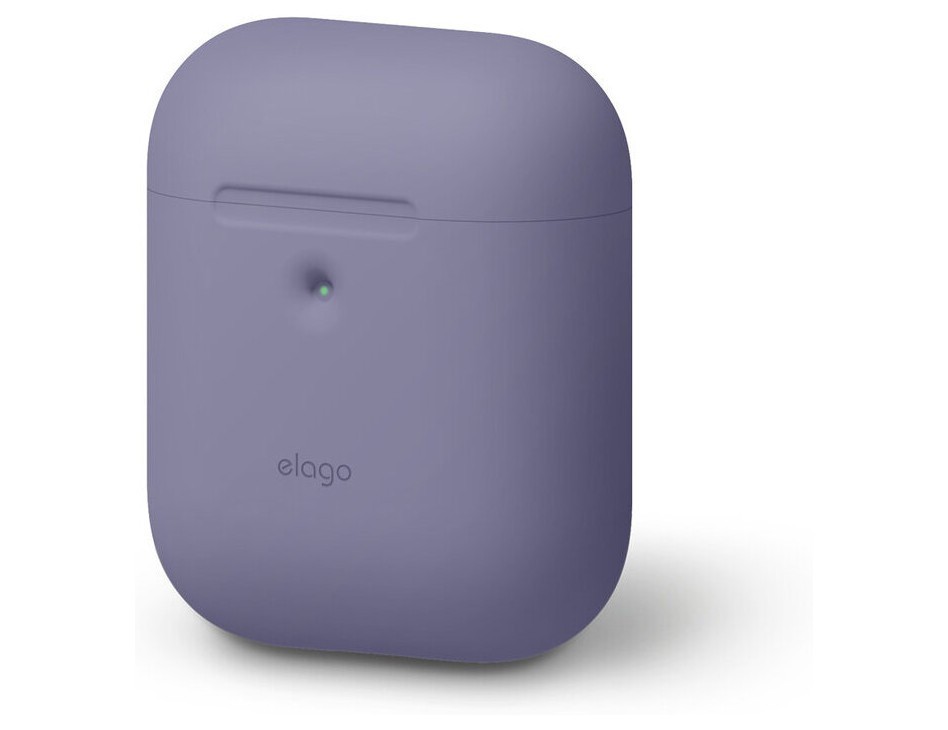 фото Силиконовый чехол elago a2 silicone case airpods 2 темно-лавандовый (eap2sc-lvg)