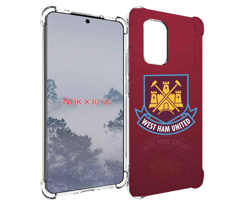 

Чехол MyPads фк вест хэм мужской для Nokia X30 5G, Tocco