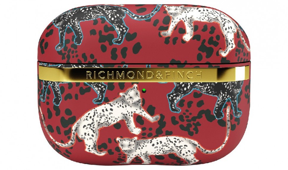 фото Чехол richmond & finch fw20 airpods pro "красный леопард" (samba red leopard) (r43045) richmond finch