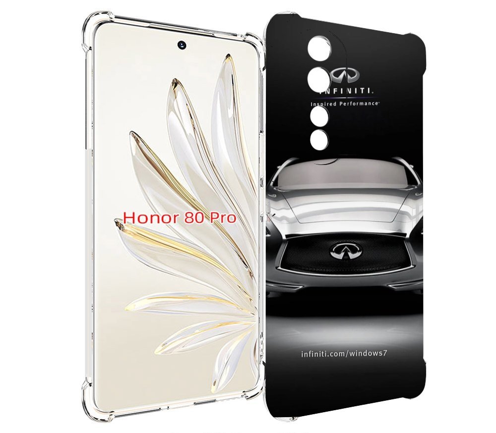 

Чехол MyPads infiniti-инфинити-1 для Honor 80 Pro, Прозрачный, Tocco