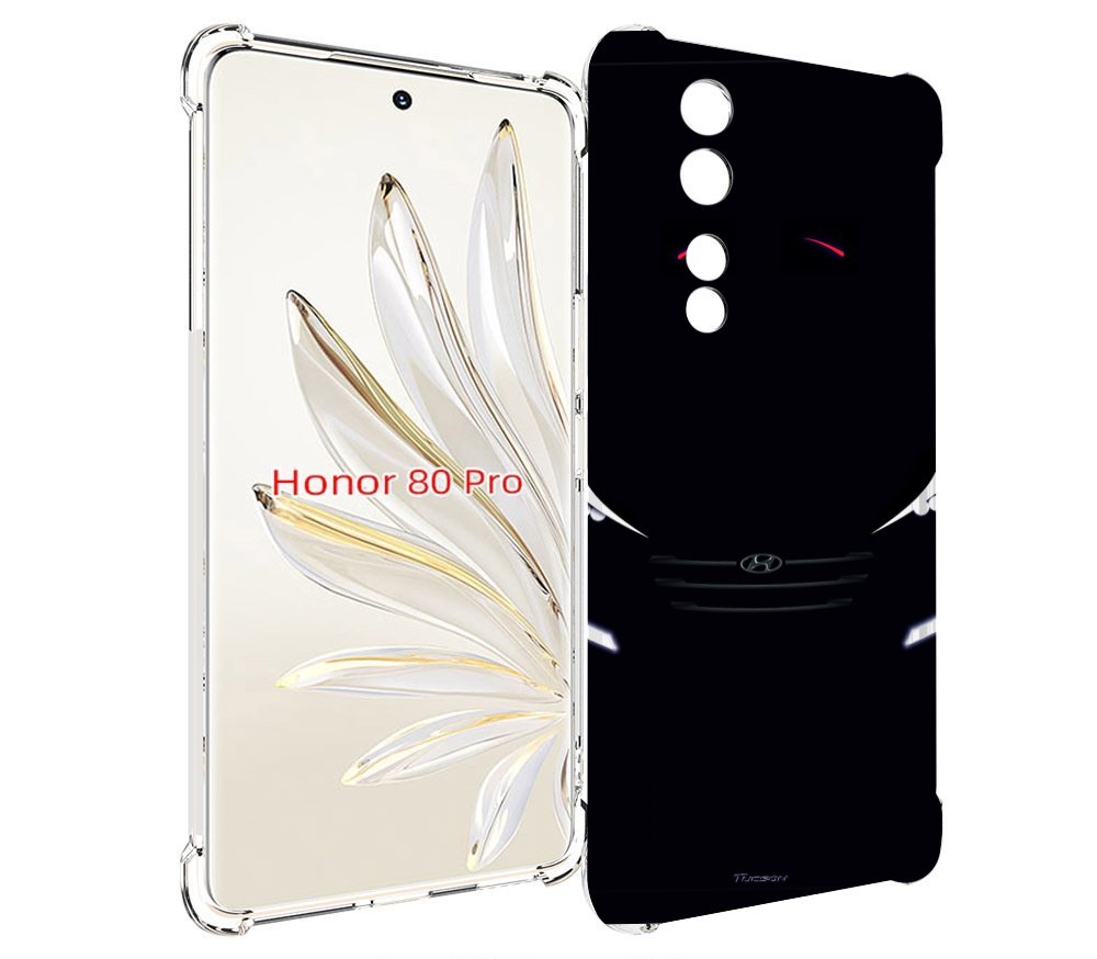 Чехол MyPads hyundai хендай 1 для Honor 80 Pro