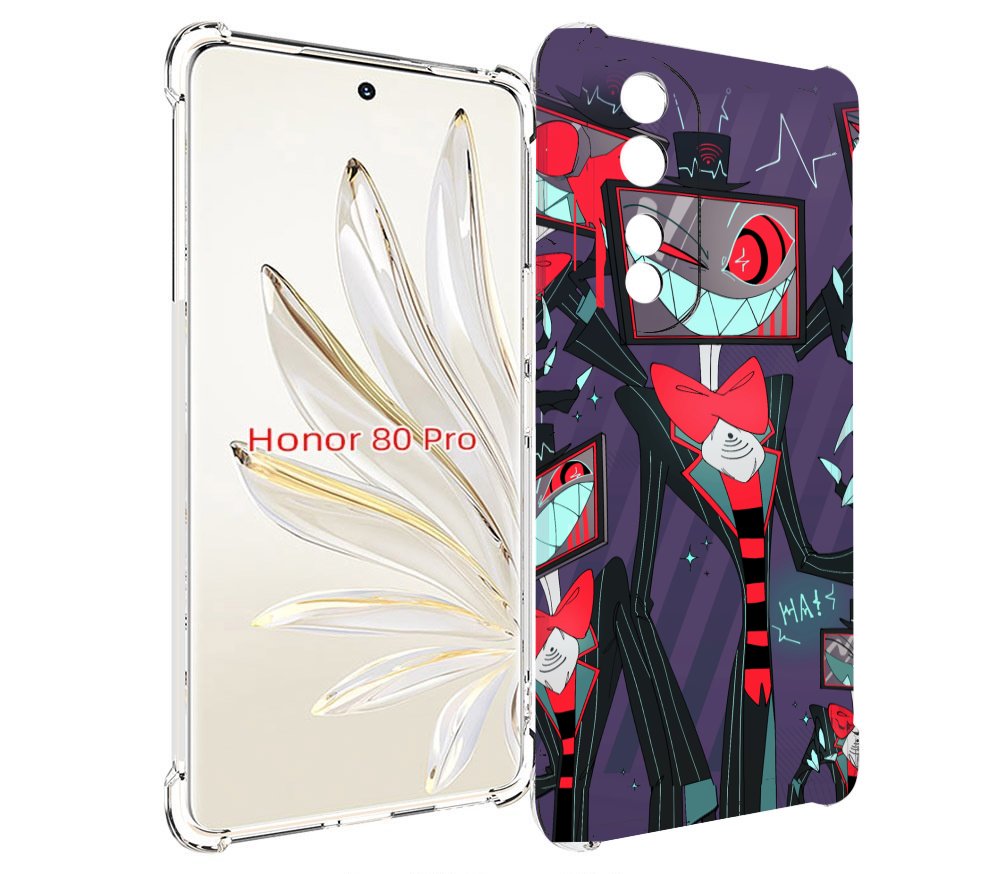 

Чехол MyPads hazbin hotel для Honor 80 Pro, Прозрачный, Tocco