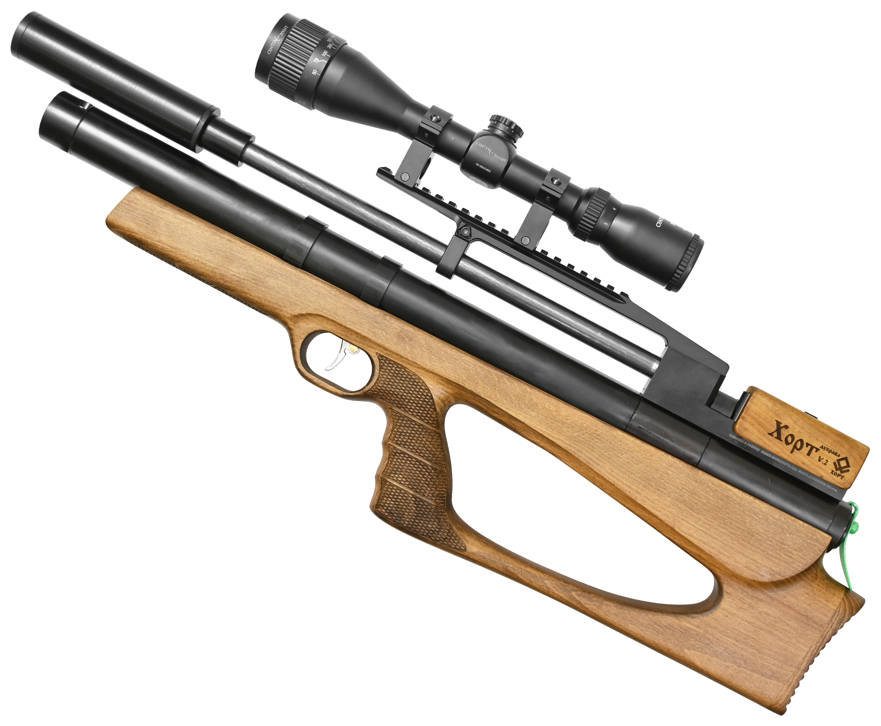 

Пневматическая винтовка Хорт Буллпап V2 5.5 мм (400 мм, дерево)