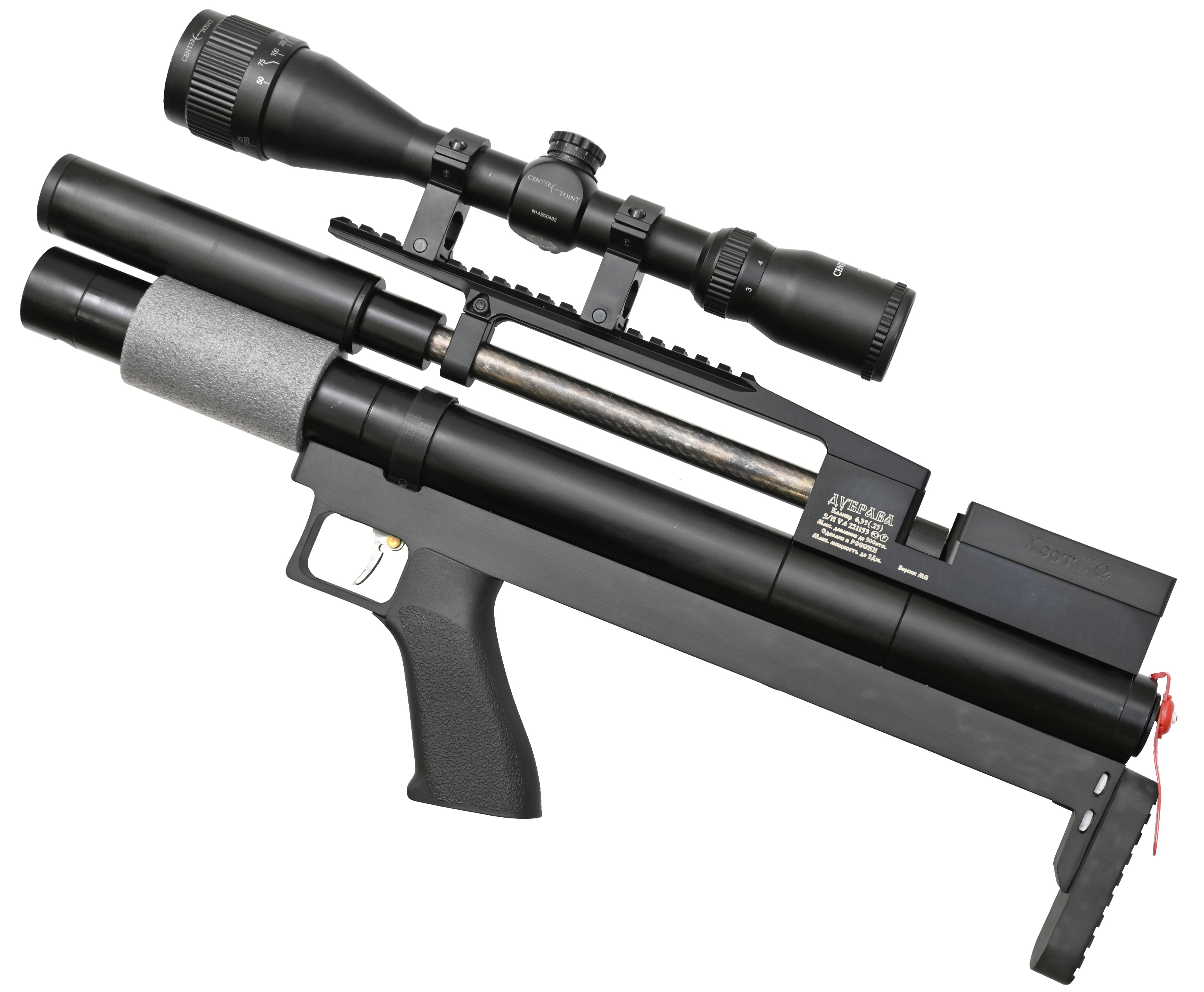 Пневматическая винтовка Хорт Тактик Буллпап Магнум 6.35 мм (250 мм)
