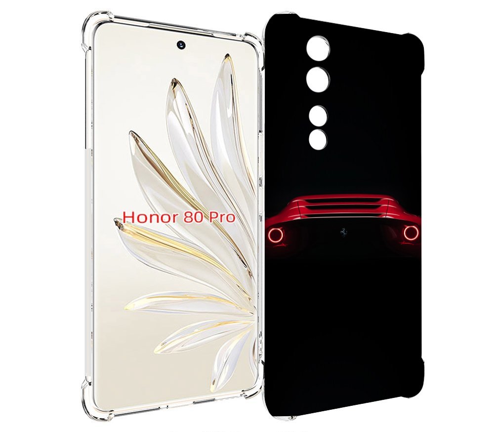 

Чехол MyPads ferrari феррари 1 для Honor 80 Pro, Прозрачный, Tocco