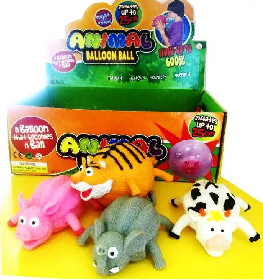 

Игрушка-надувнушка Junfa Animal Balloon Ball 4 вида в ассортименте D58A-1234D/1