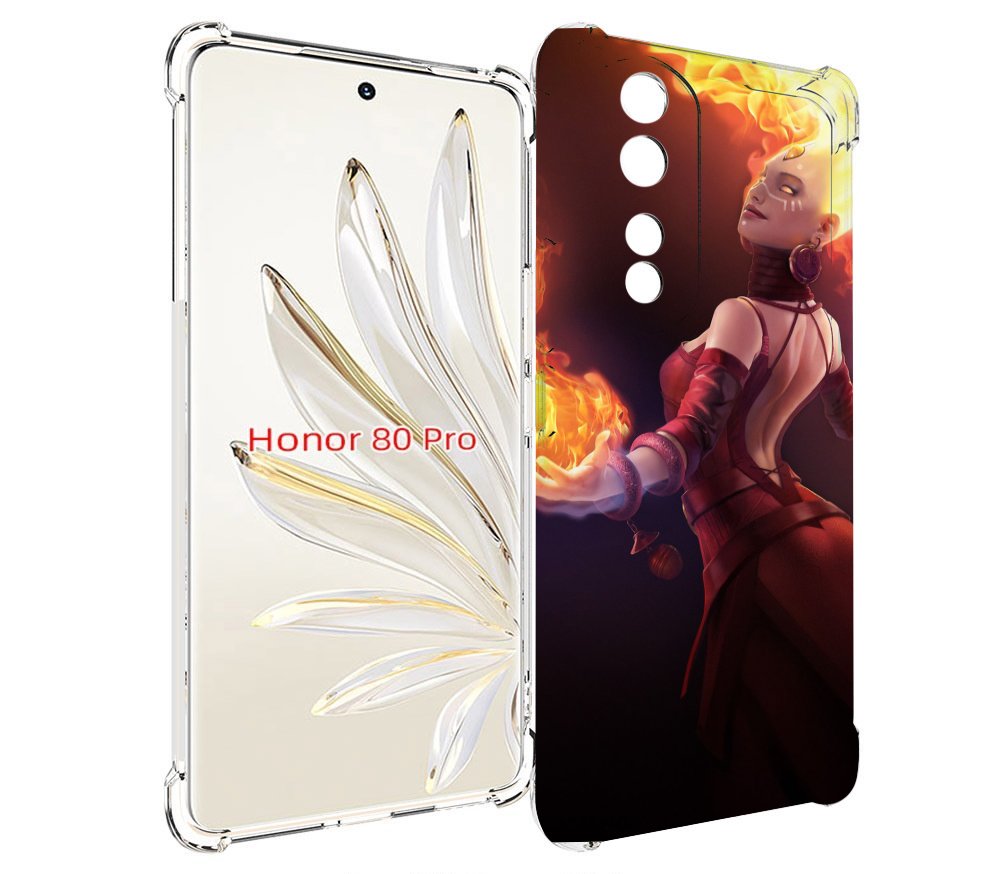 

Чехол MyPads dota 2 Lina для Honor 80 Pro, Прозрачный, Tocco
