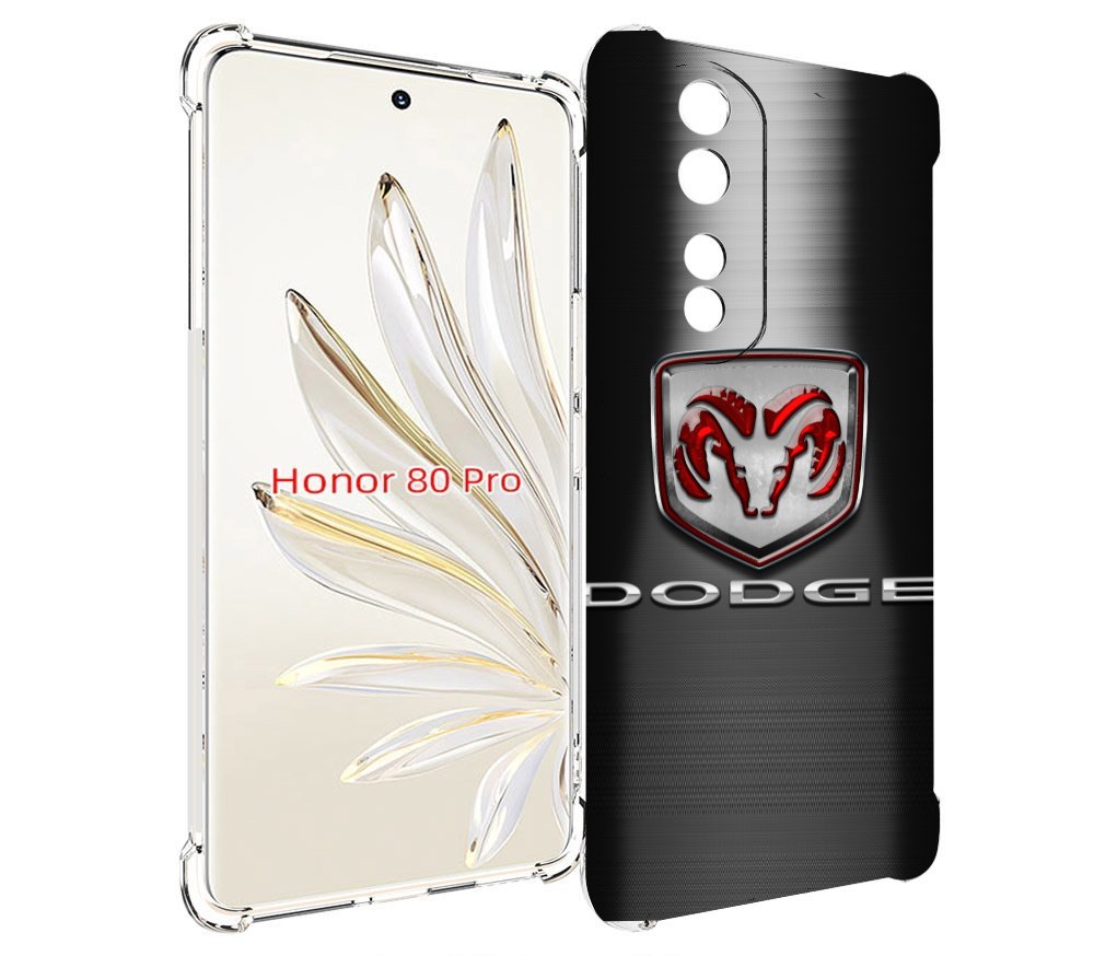 

Чехол MyPads dodge додж 1 мужской для Honor 80 Pro, Прозрачный, Tocco