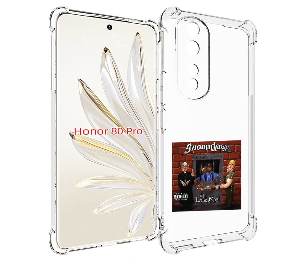 

Чехол MyPads Snoop Dogg THA LAST MEAL для Honor 80 Pro, Прозрачный, Tocco