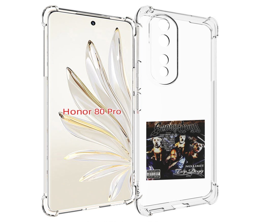 

Чехол MyPads Snoop Dogg NO LIMIT TOP DOGG для Honor 80 Pro, Прозрачный, Tocco