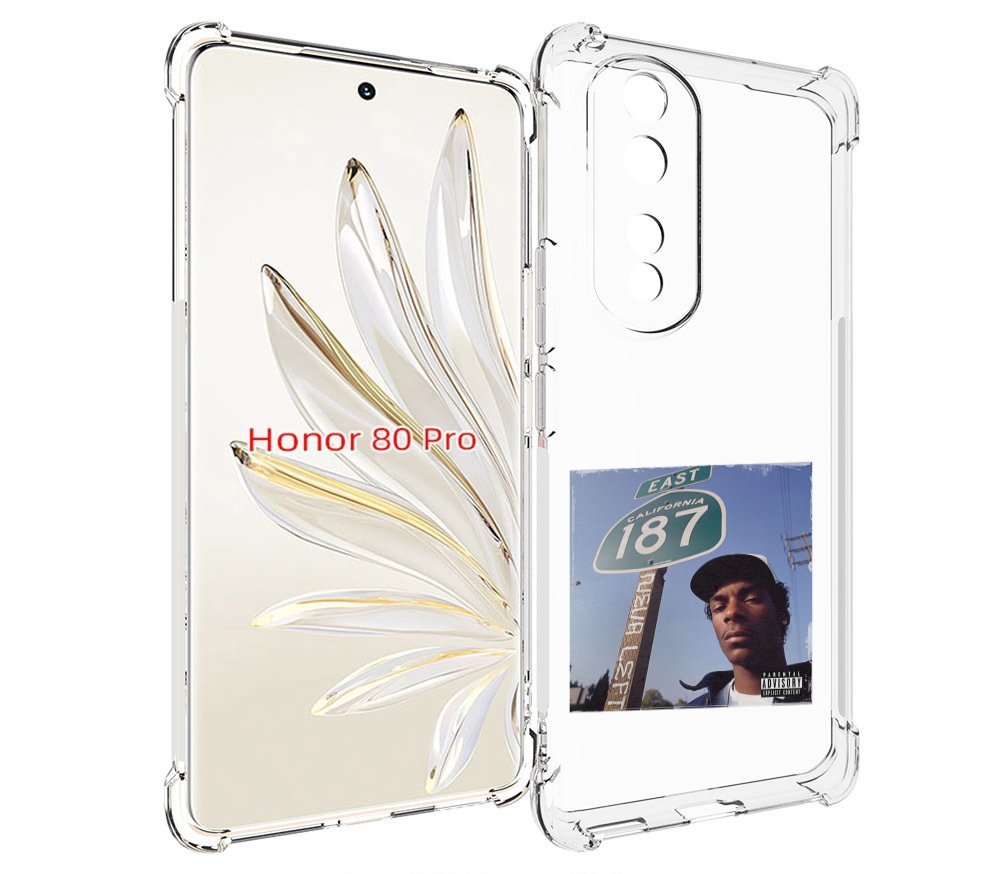 

Чехол MyPads Snoop Dogg NEVA LEFT для Honor 80 Pro, Прозрачный, Tocco