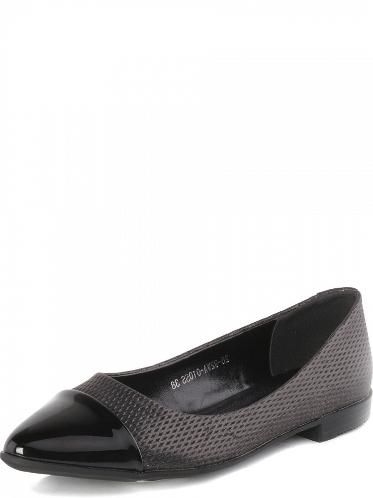 

Балетки женские INSTREET 26-92WA-010SS черные 38 RU