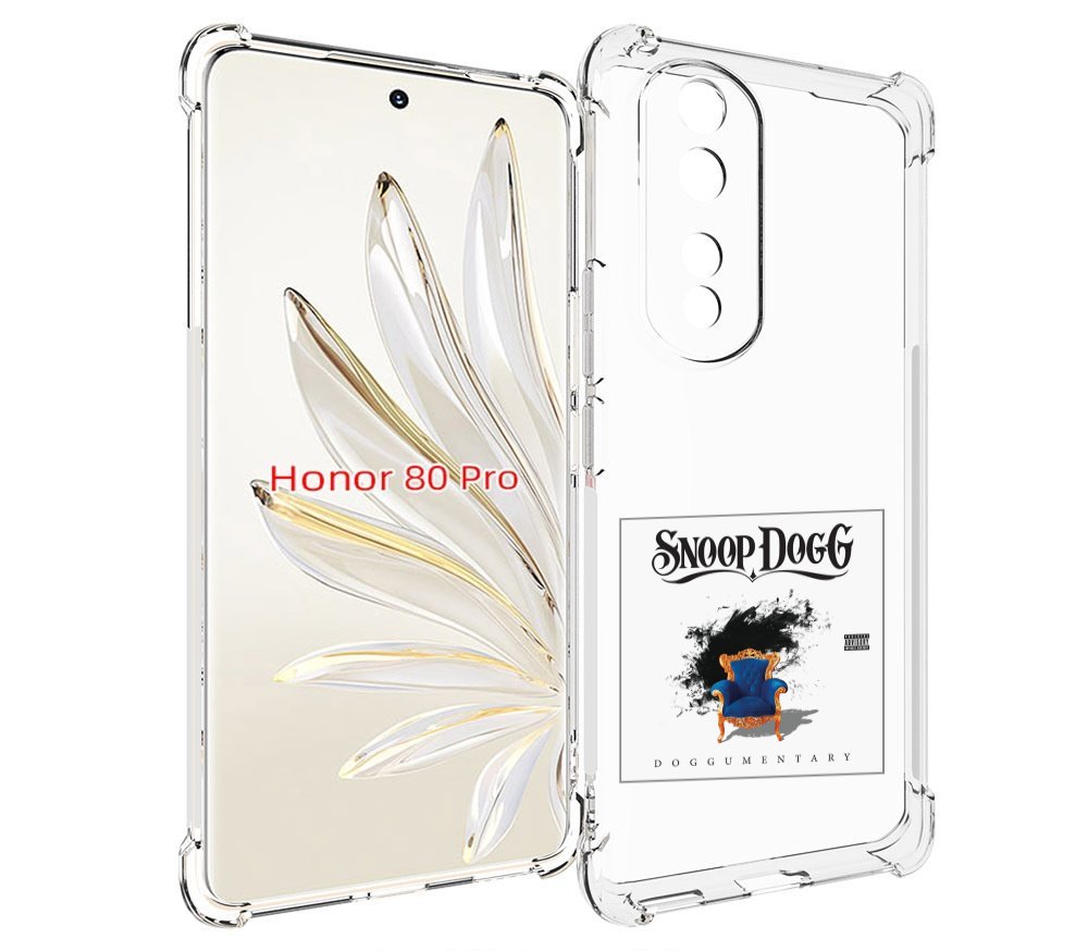 

Чехол MyPads Snoop Dogg DOGGUMENTARY для Honor 80 Pro, Прозрачный, Tocco