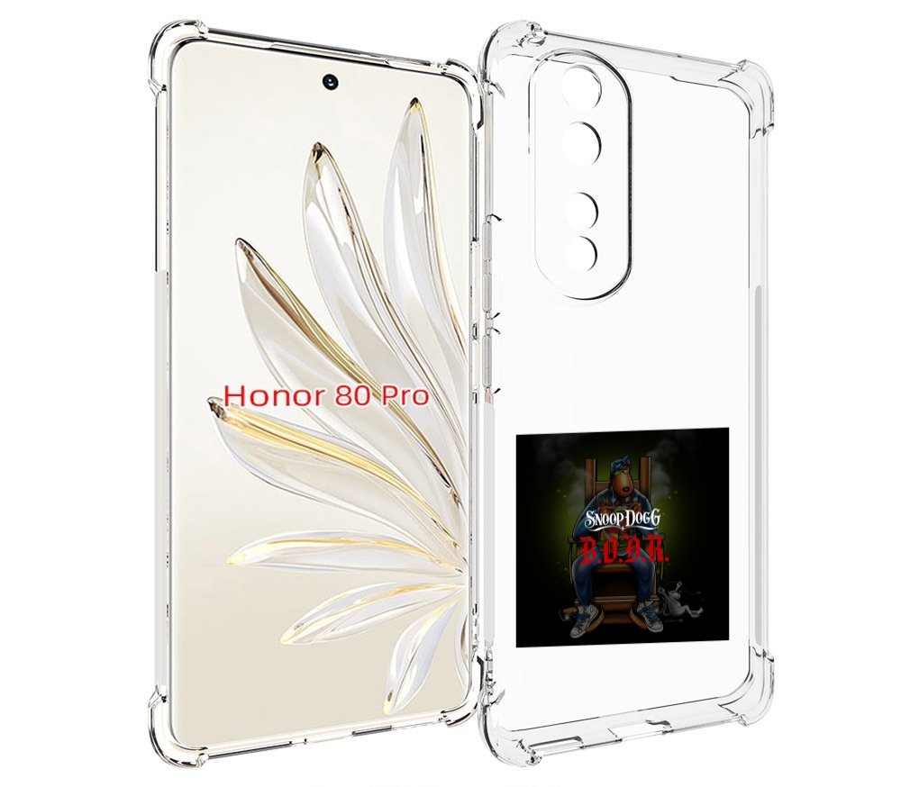 

Чехол MyPads Snoop Dogg B для Honor 80 Pro, Прозрачный, Tocco