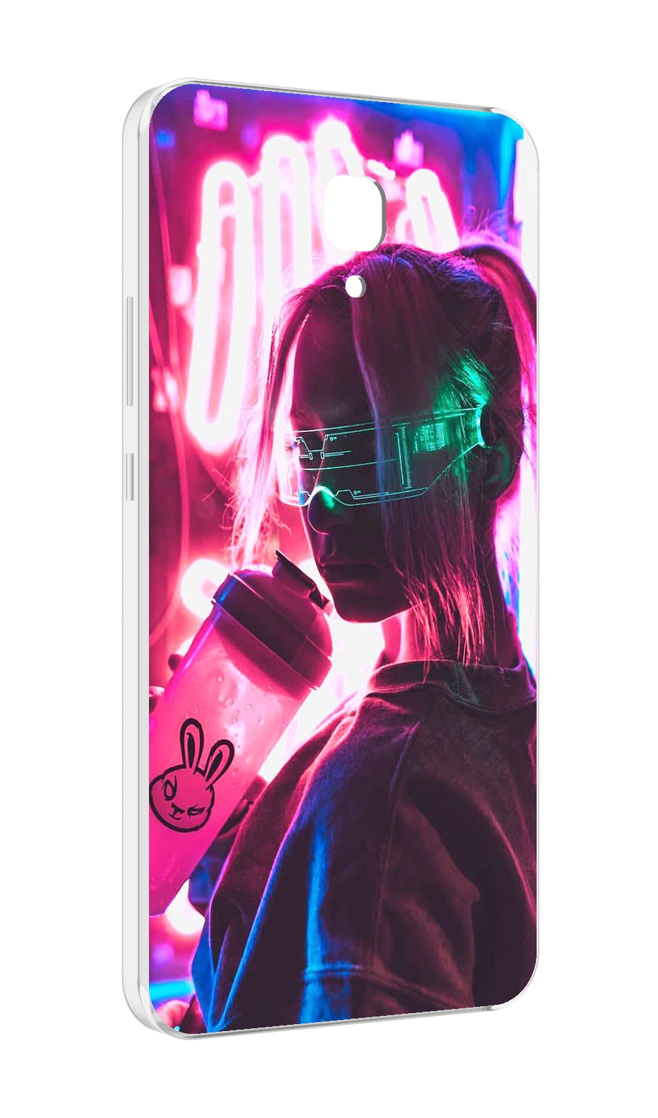 

Чехол MyPads девушка неоновый фон женский для Meizu M5 Note, Прозрачный, Tocco