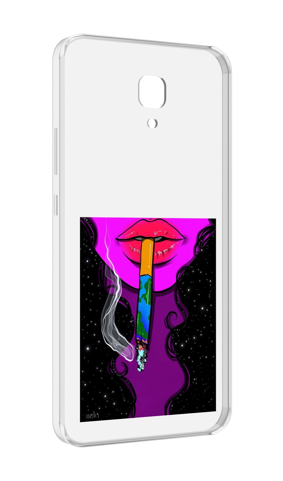 

Чехол MyPads девушка курит землю женский для Meizu M5 Note, Прозрачный, Tocco