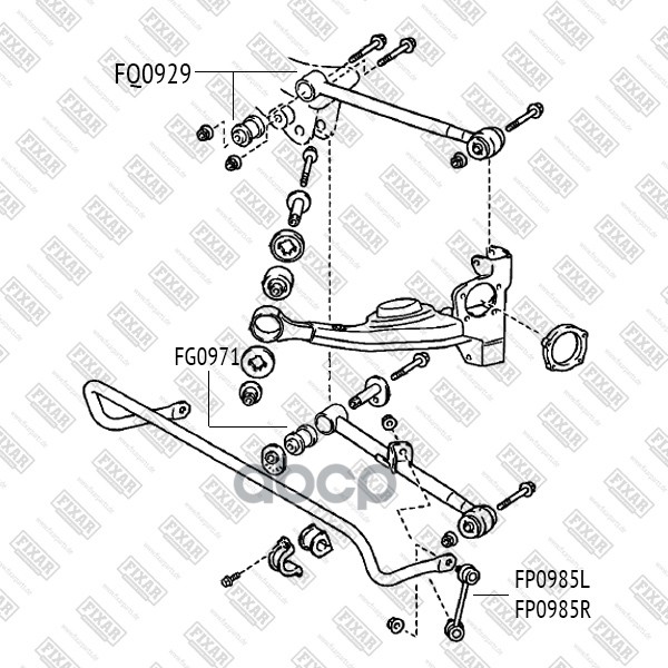 

FIXAR FP0985L Тяга стабилизатора задняя левая