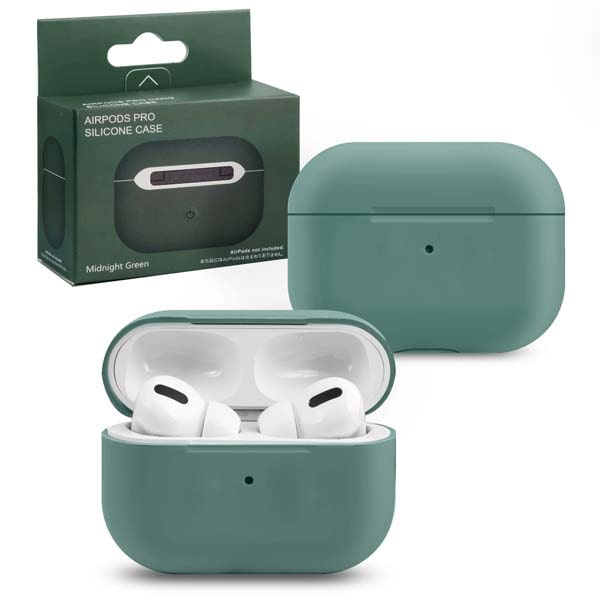 фото Чехол для airpods pro silicone sky midnight green nobrand