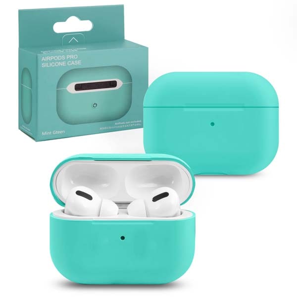 фото Чехол для airpods pro silicone sky mint green nobrand