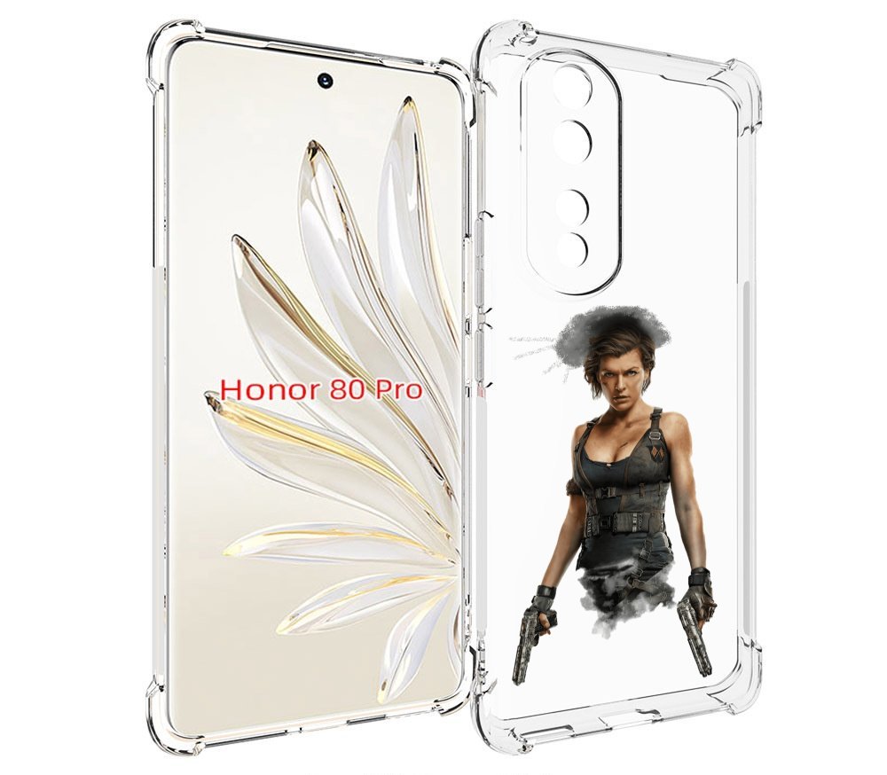 

Чехол MyPads Resident-Evil для Honor 80 Pro, Прозрачный, Tocco