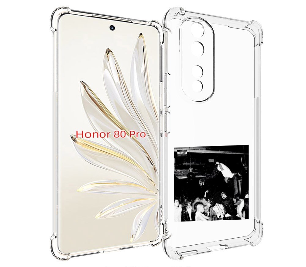 

Чехол MyPads Playboi Carti - Die Lit для Honor 80 Pro, Прозрачный, Tocco