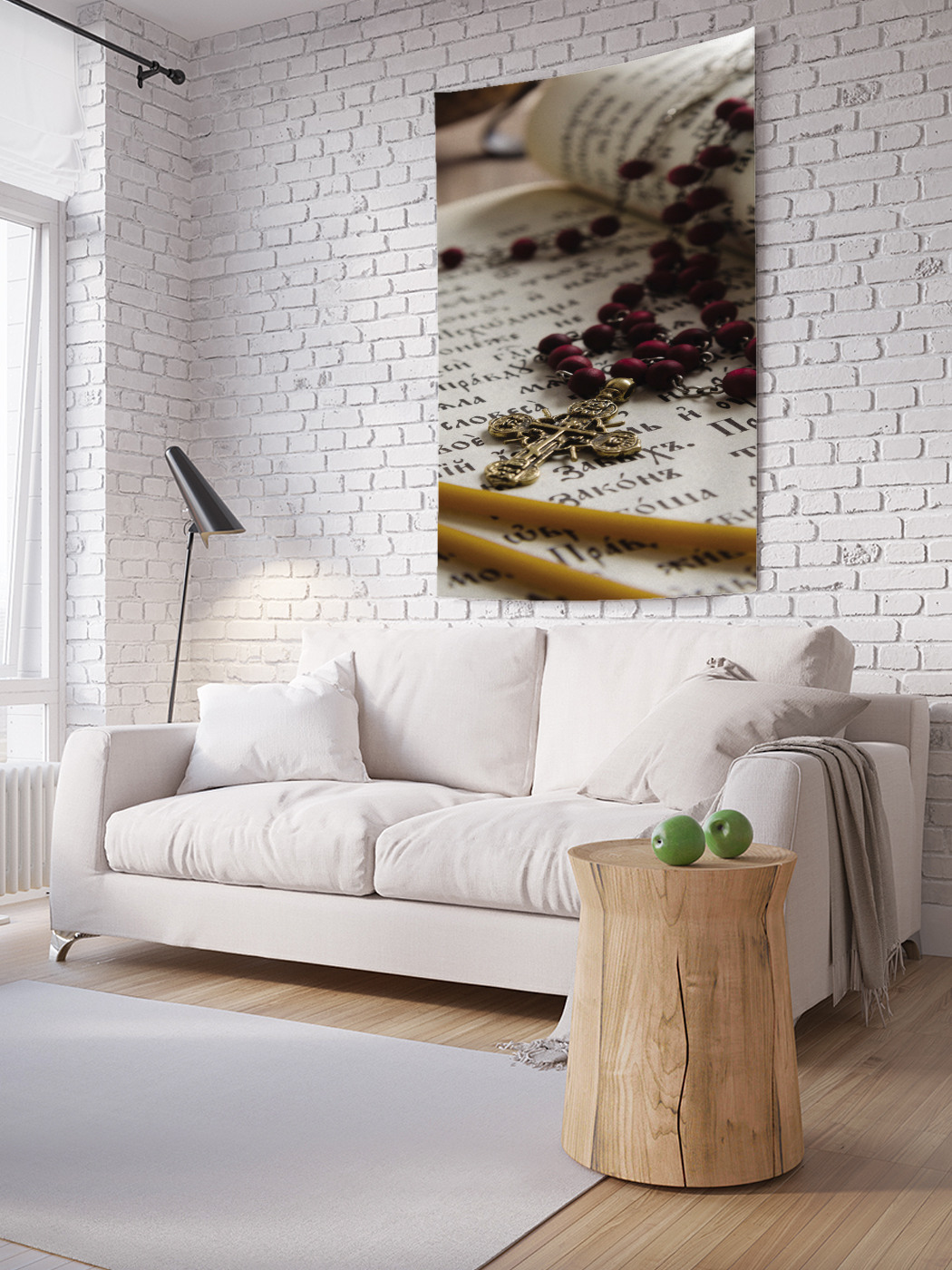 

Вертикальное фотопанно на стену JoyArty Крест на Библии 150x200 см, Крест на Библии