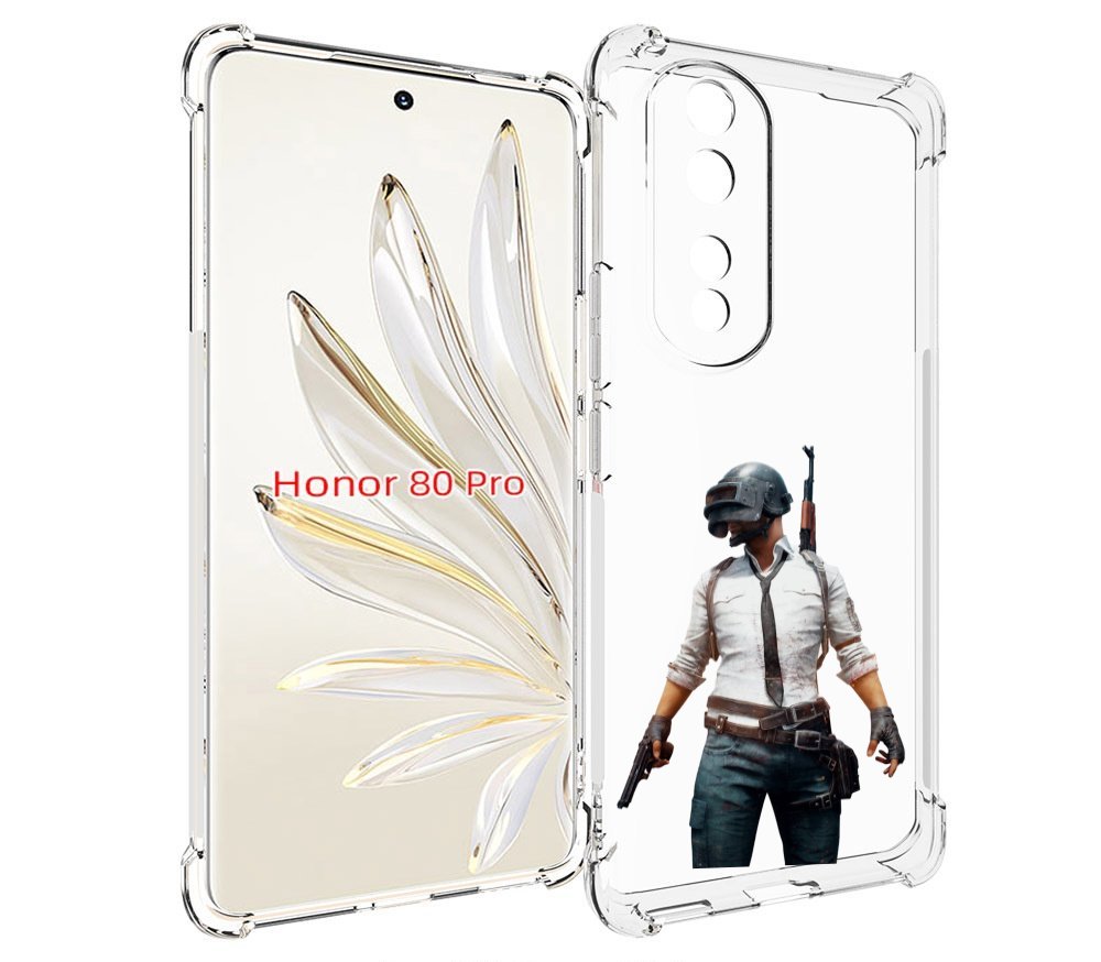 

Чехол MyPads PUBG-2 для Honor 80 Pro, Прозрачный, Tocco