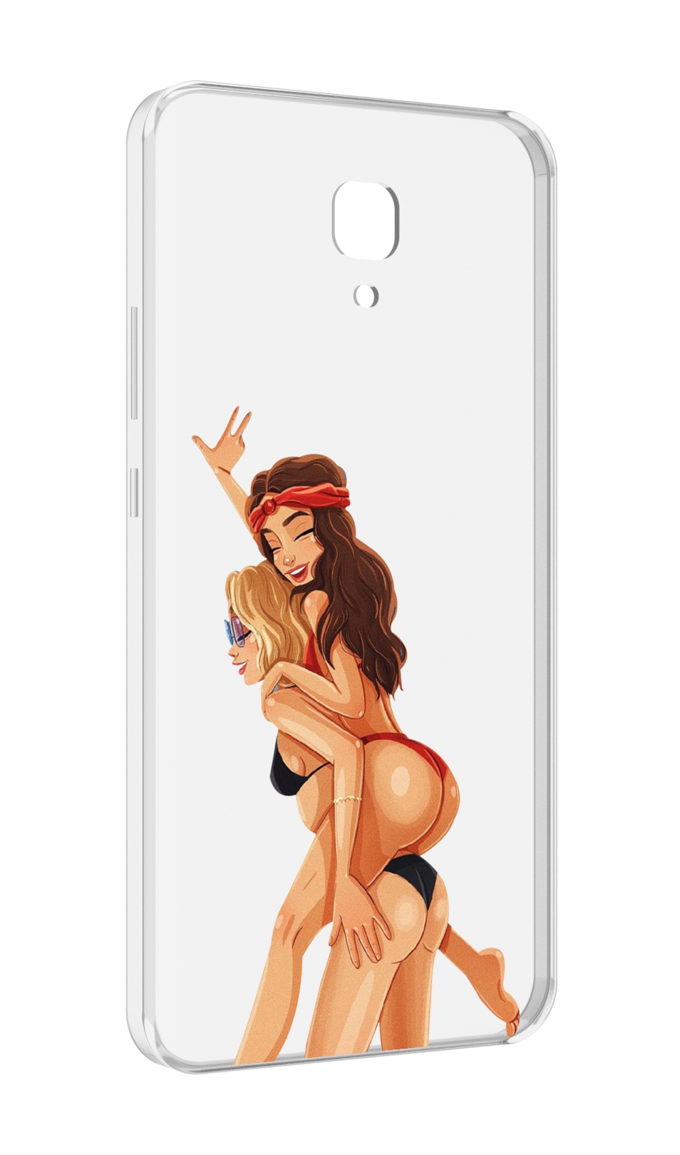 Чехол MyPads две-подружки-в-купальниках женский для Meizu M5 Note