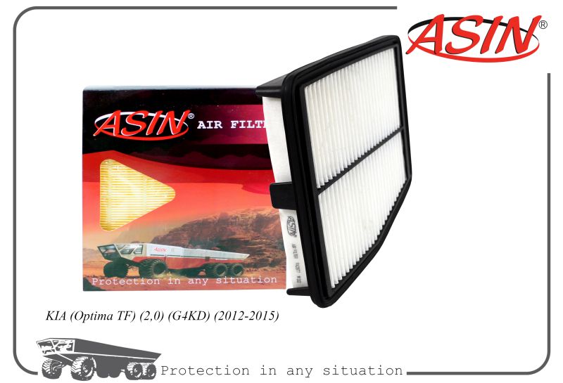 Фильтр воздушный 28113-3S800 ASIN.FA2877 ASIN для  KIA Optima TF 2,0 G4KD 2012-2015