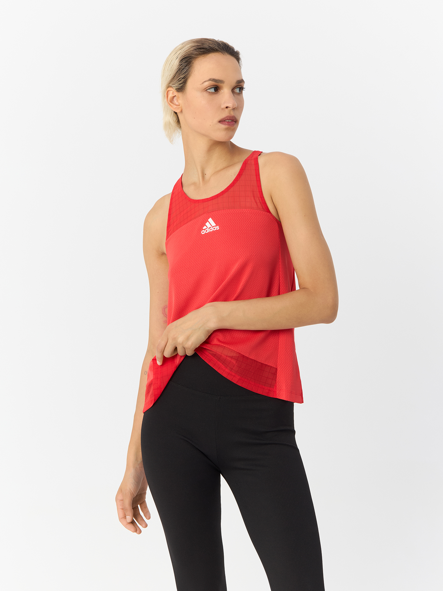 Майка женская Adidas Training Heat.Rdy Mesh Tank Top H50820 красная XS