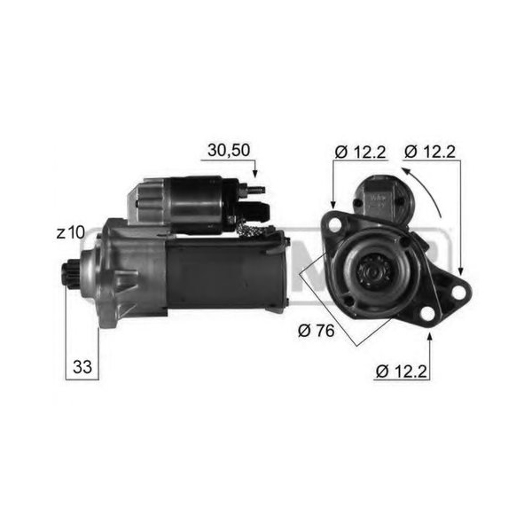 

Стартер VW Bora I/Golf IV/Golf IV Variant 88>13 Skoda Octavia I/Octavia I Combi 96>10 Audi