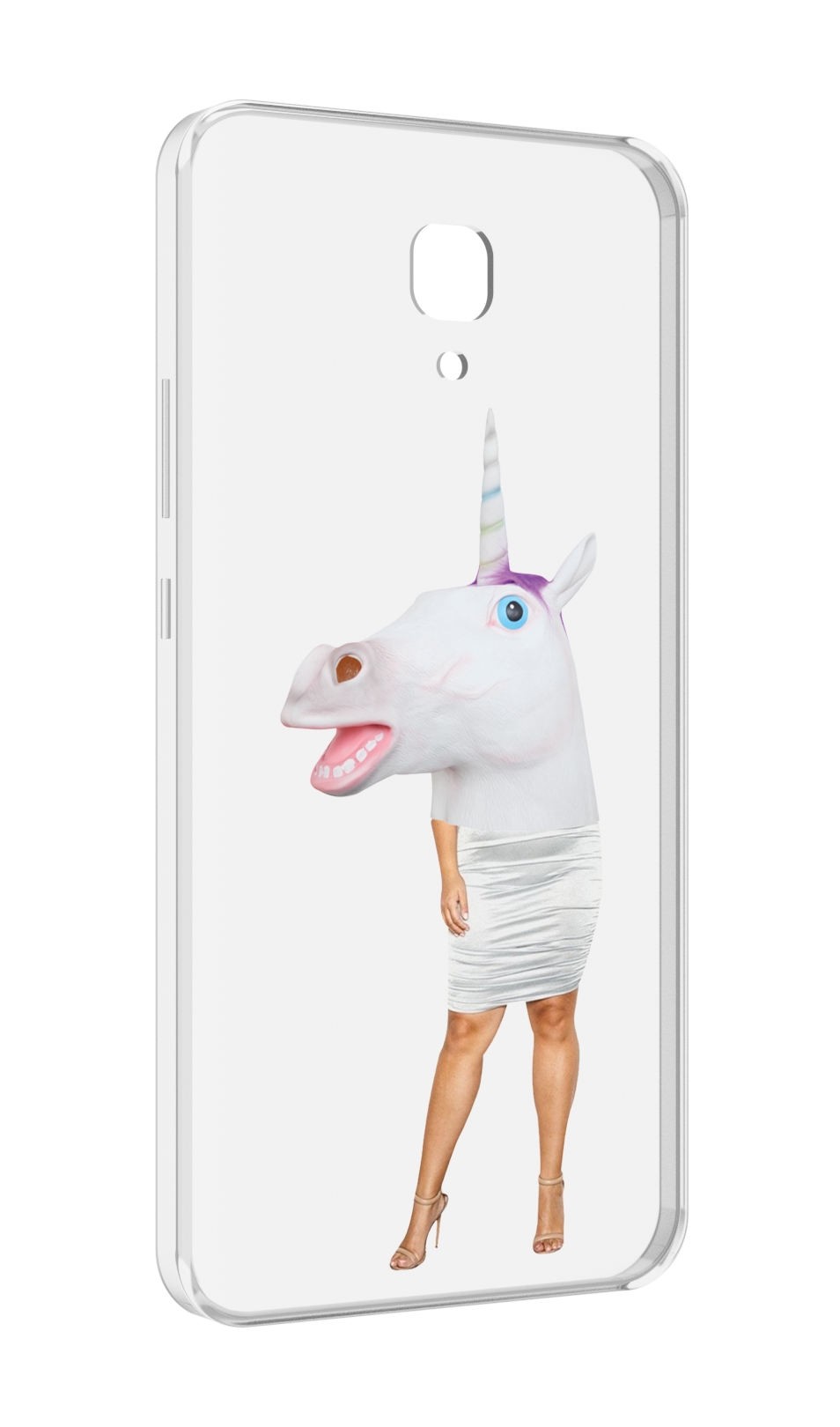 

Чехол MyPads голова-единорога для Meizu M5 Note, Прозрачный, Tocco